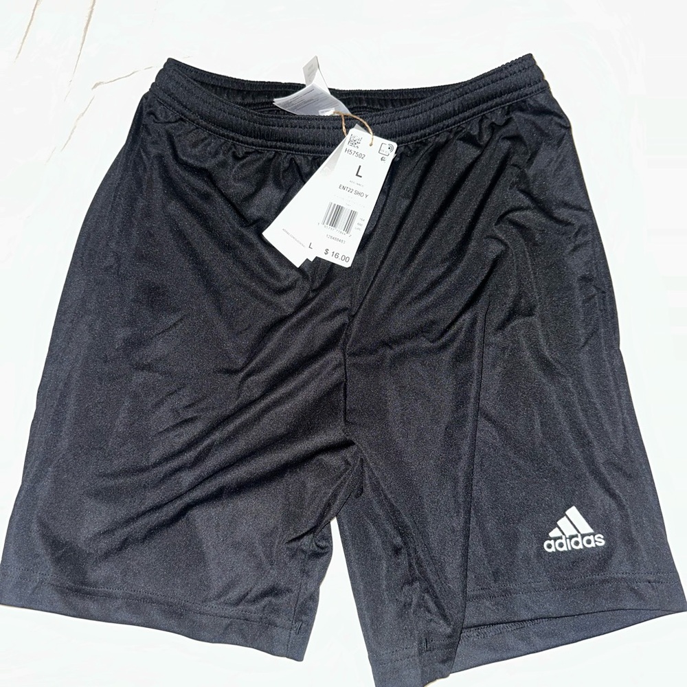 Adidas Black Athletic Shorts Lightweight Performance